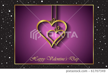Valentine day background. 61707349
