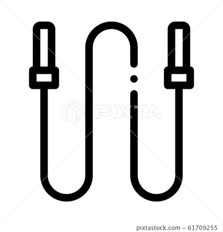 Jump Rope Icon Vector Outline Illustration Jump Rope Icon Vector Outline Illustration 61709255