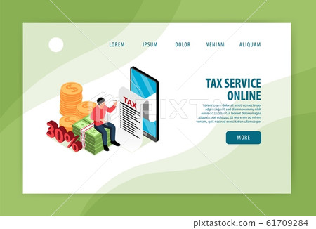 Tax Service Online Banner  61709284