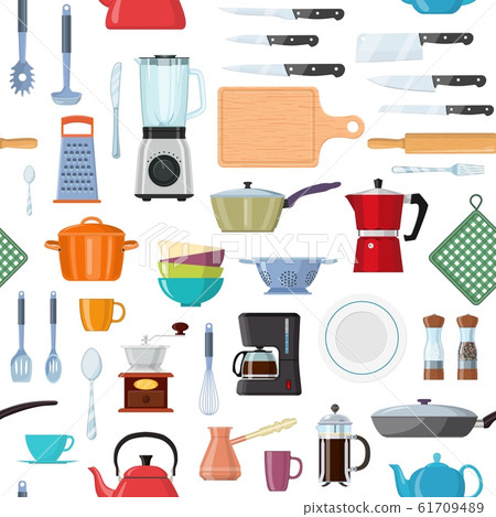 KItchen tools seamless pattern KItchen tools seamless pattern 61709489