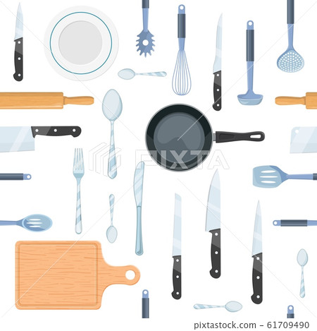 KItchen tools seamless pattern KItchen tools seamless pattern 61709490