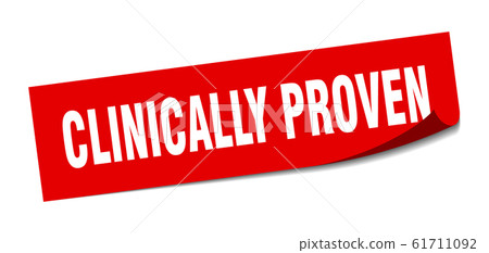 clinically proven sticker. clinically proven clinically proven sticker. clinically proven 61711092