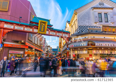 Kawasaki cityscape in Japan: view of Kawasaki Daishi Nakamise 61712365