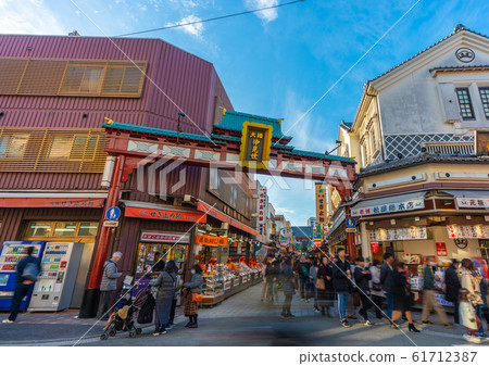 Kawasaki cityscape in Japan: view of Kawasaki Daishi Nakamise 61712387