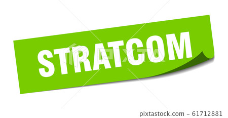 stratcom sticker. stratcom square sign. stratcom.-插圖素材 [61712881] - PIXTA圖庫