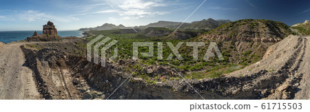 Sierra Guadalupe rock desert in baja california Sierra Guadalupe rock desert in baja california 61715503