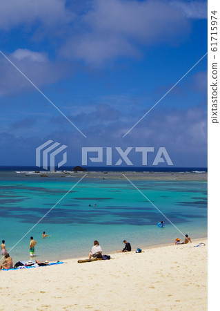 Summer Resort Beach Beautiful Coral Amami Oshima Tomori Beach 61715974