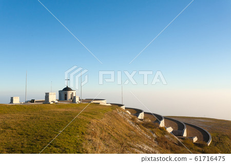 Italian alps landmark. First world war memorial Italian alps landmark. First world war memorial 61716475