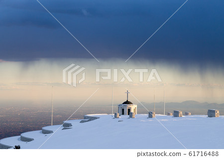 First world war memorial during storm, Italy First world war memorial during storm, Italy 61716488
