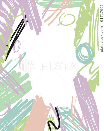 Colorful, grunge rainbow paintbrush in square frame vector illustration. Abstract paint frame splash concept. Colorful, grunge rainbow paintbrush in square frame vector illustration. Abstract paint frame splash concept. 61717695