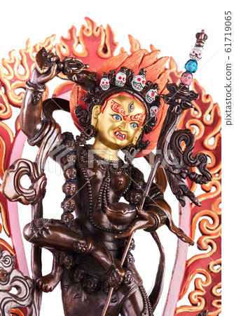 Red Tara in Vajrayogini's shape a knife cutting Red Tara in Vajrayogini's shape a knife cutting 61719065