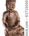 Buddha Shakyamuni's figure in a blessing pose - 61719200