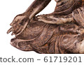 Buddha's hands in position varada mudra. 61719201
