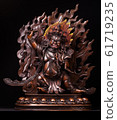 Bodhisattva Vadzrapani is Buddha's defender in an 61719235