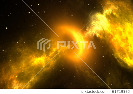 Supermassive black hole that spews two jets 61719583