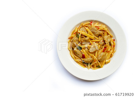 Spicy preserved bamboo shoot stir fried recipe Spicy preserved bamboo shoot stir fried recipe 61719920