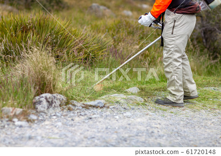 Scene where craftsmen work. Gardening image Scene where craftsmen work. Gardening image 61720148