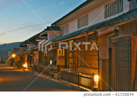 [Udatsu Townscape (Night)] Wakimachi, Mima City, Tokushima Prefecture 61720834