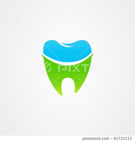 Dental care icon logo design template 61722513