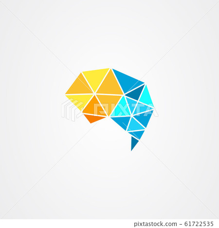 Brain icon logo vector design template - Stock Illustration [61722535 ...