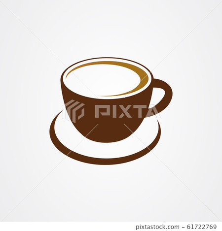 Coffee cup icon logo vector design Coffee cup icon logo vector design 61722769