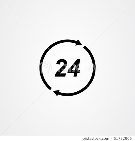 Clock icon logo vector design Clock icon logo vector design 61722906