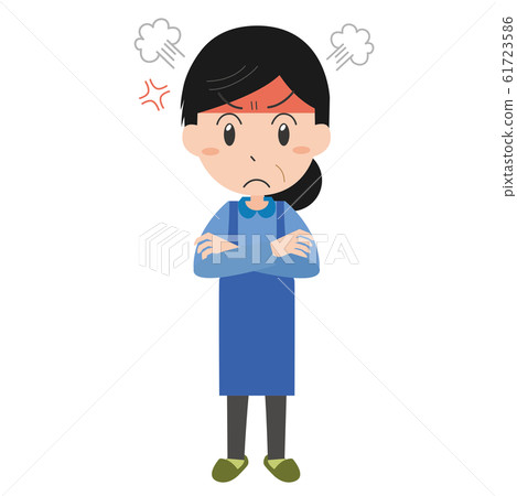 女人生氣沮喪脾氣暴躁 女人生氣沮喪脾氣暴躁 61723586
