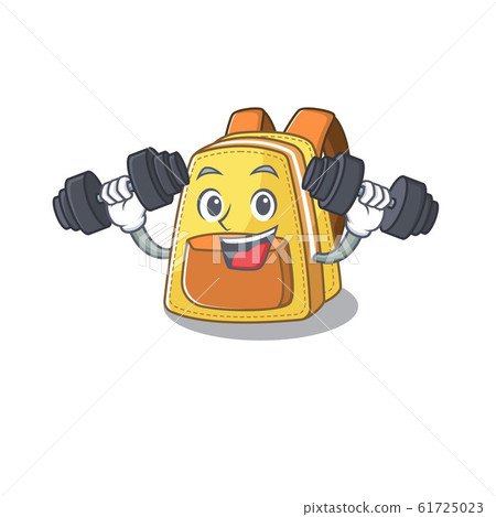 Sporty Fitness exercise kids school backpack using barbells 61725023