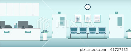 Hospital interior or clinic 61727385