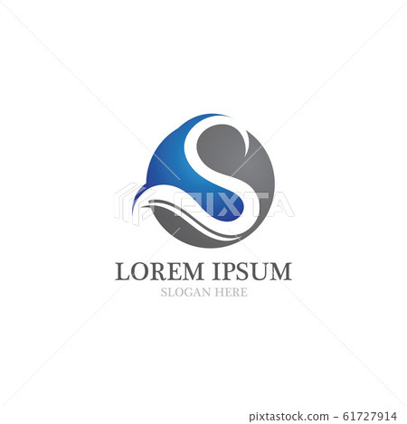 Business corporate S letter logo 61727914