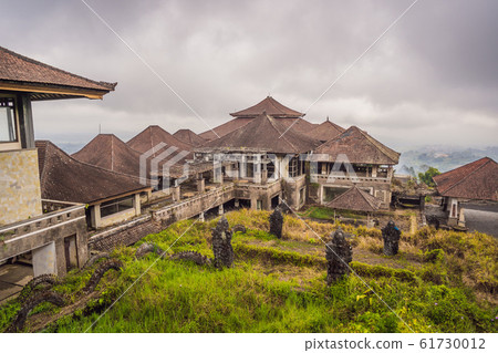 Abandoned and mysterious hotel in Bedugul. Indonesia, Bali Island Abandoned and mysterious hotel in Bedugul. Indonesia, Bali Island 61730012