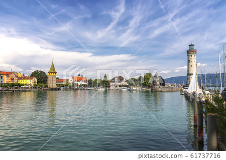 vintage port with lighthouse 61737716