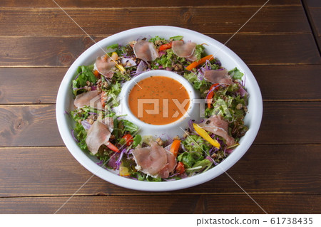 Raw ham salad 61738435