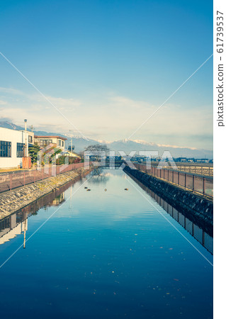 Jogayan: Photo taken from Kamiguchi Bridge: Autumn: Hotaka, Azumino City 61739537