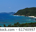Coral reef sea in Tokashiki island, Okinawa prefecture 61740997