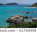 Coral reef sea in Tokashiki island, Okinawa prefecture 61740998
