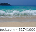 Waves of Aharen Beach on Tokashiki Island, Okinawa Prefecture 61741000