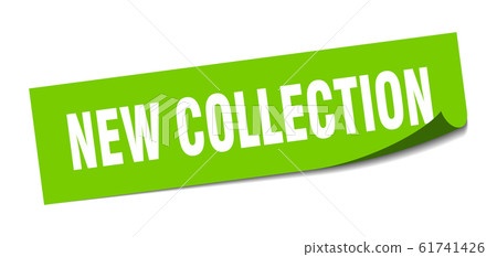 new collection sticker. new collection square 61741426