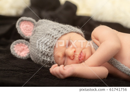 cute sleeping newborn 61741756