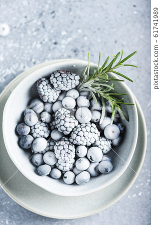 Frozen berry and rosemary 61741989