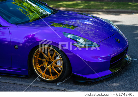 Bedford, Bedfordshire, UK June 2 2019. Fragment of Nissan 350 Z Bedford, Bedfordshire, UK June 2 2019. Fragment of Nissan 350 Z 61742403
