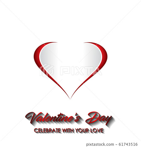 Valentine day background. 61743516