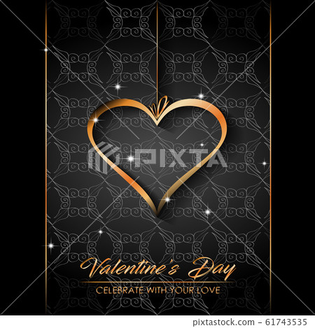 Valentine day background. 61743535
