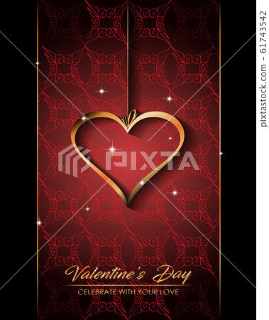 Valentine day background. 61743542