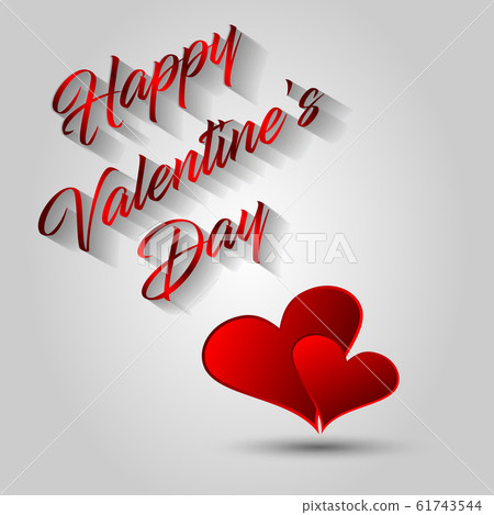 Valentine day background. 61743544