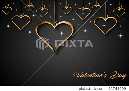 Valentine day background. 61743609