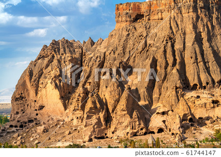 Ancient cave house near Goreme, Cappadocia in Turkey. Ancient cave house near Goreme, Cappadocia in Turkey. 61744147