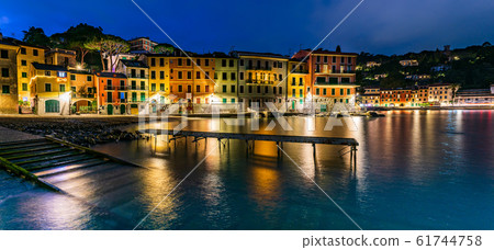 Night view of San Michele di Pagana 61744758