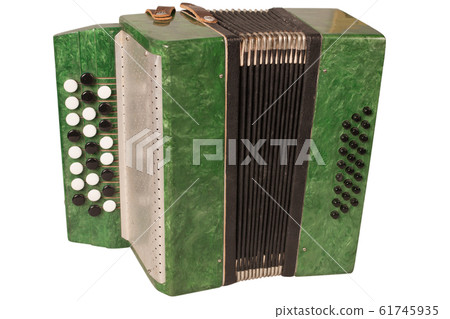 Small children retro bayan (accordion). Folk 61745935