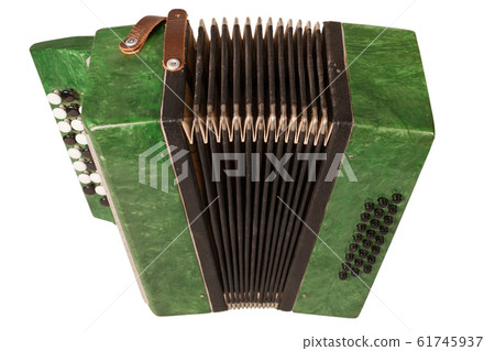Small children retro bayan (accordion). Folk 61745937